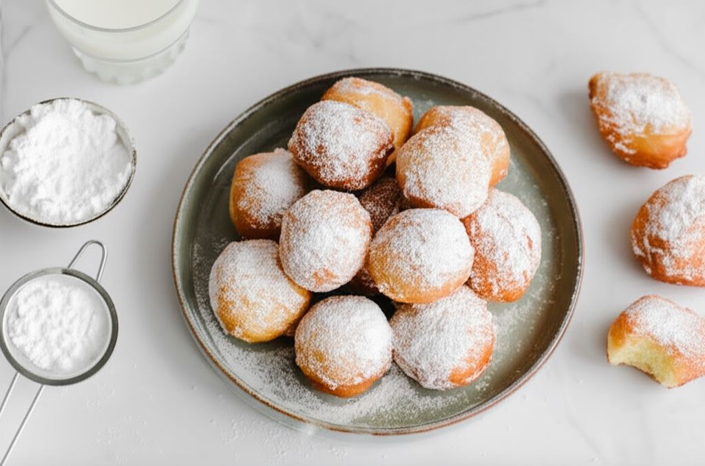 Pączki z serka homogenizowanego