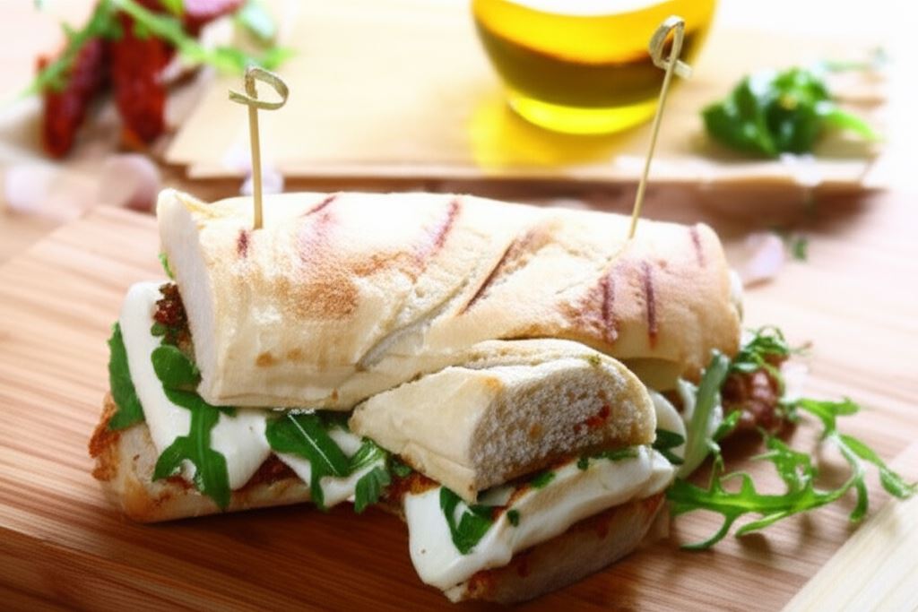 Panini z suszonymi pomidorami