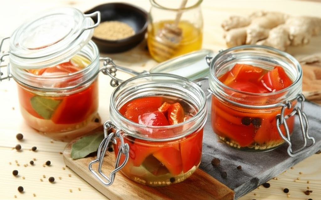Papryka marynowana z miodem