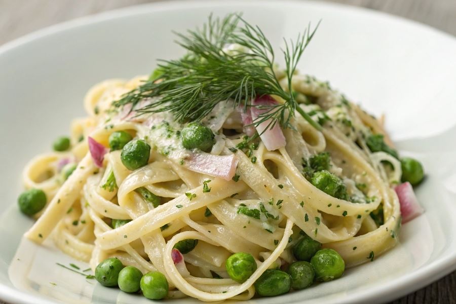 Pasta włoska z wędzonego śledzia