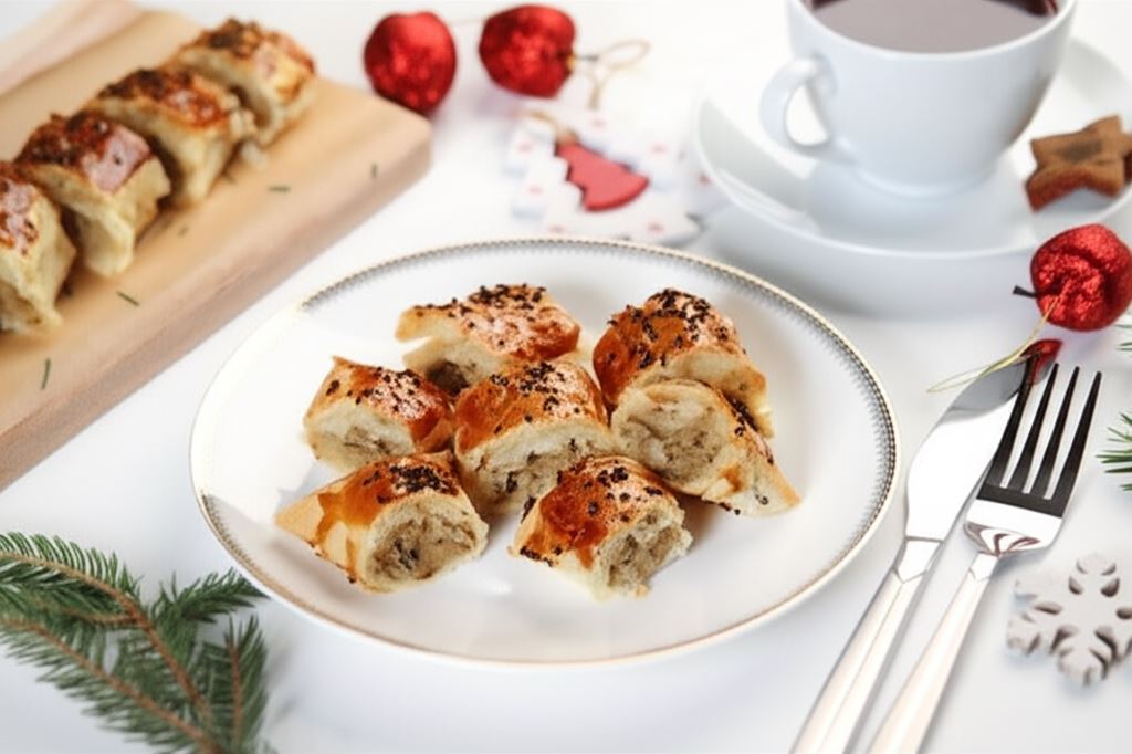 Paszteciki wigilijne z grzybami