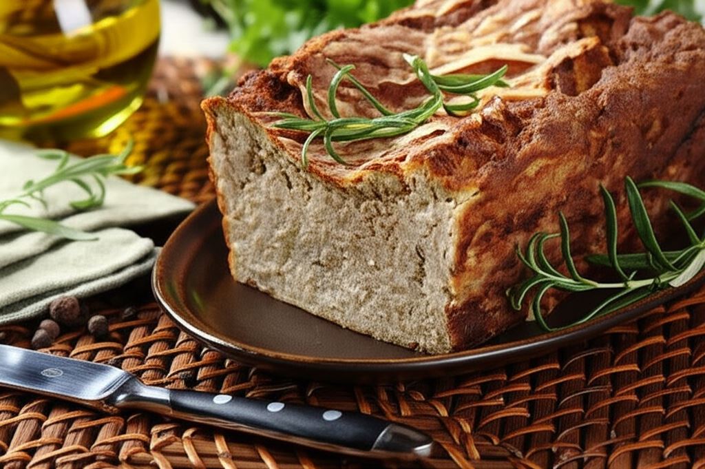 Pasztet z królika z ziołami i słoniną