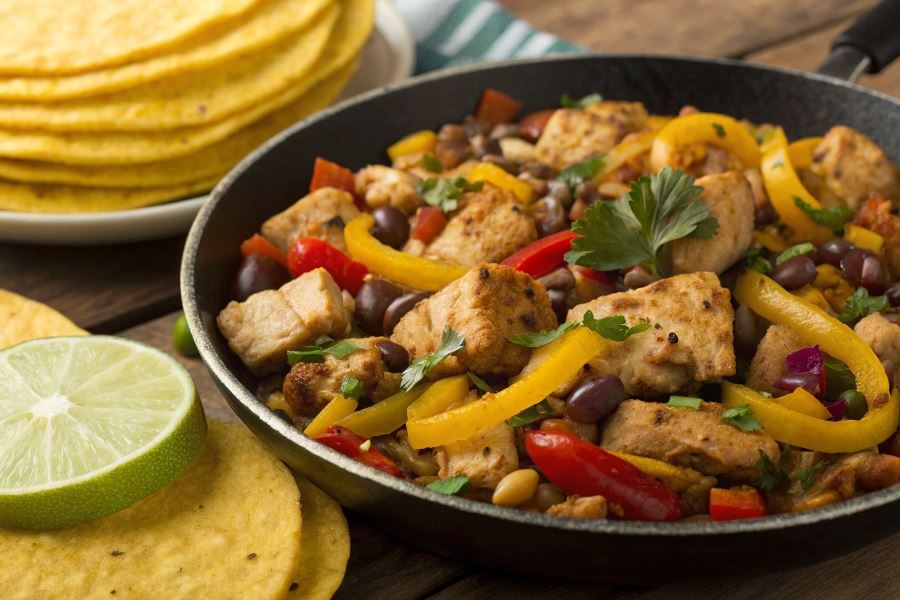 Pavo con qu erva (indyk po meksykańsku)