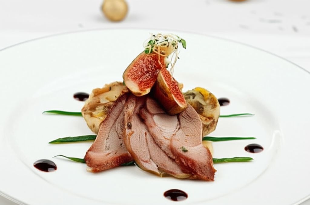 Indyk pieczony z farszem