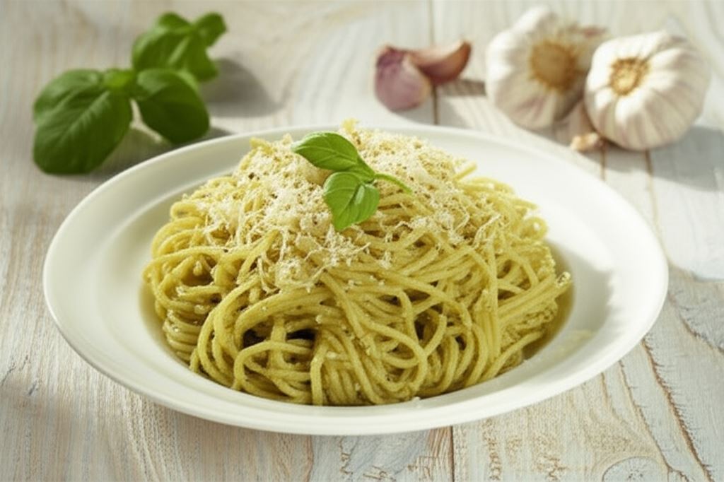 Pesto spaghetti