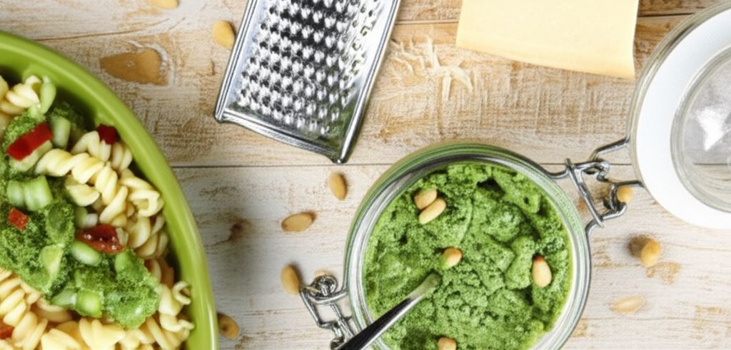 Pesto z jarmużu do chleba