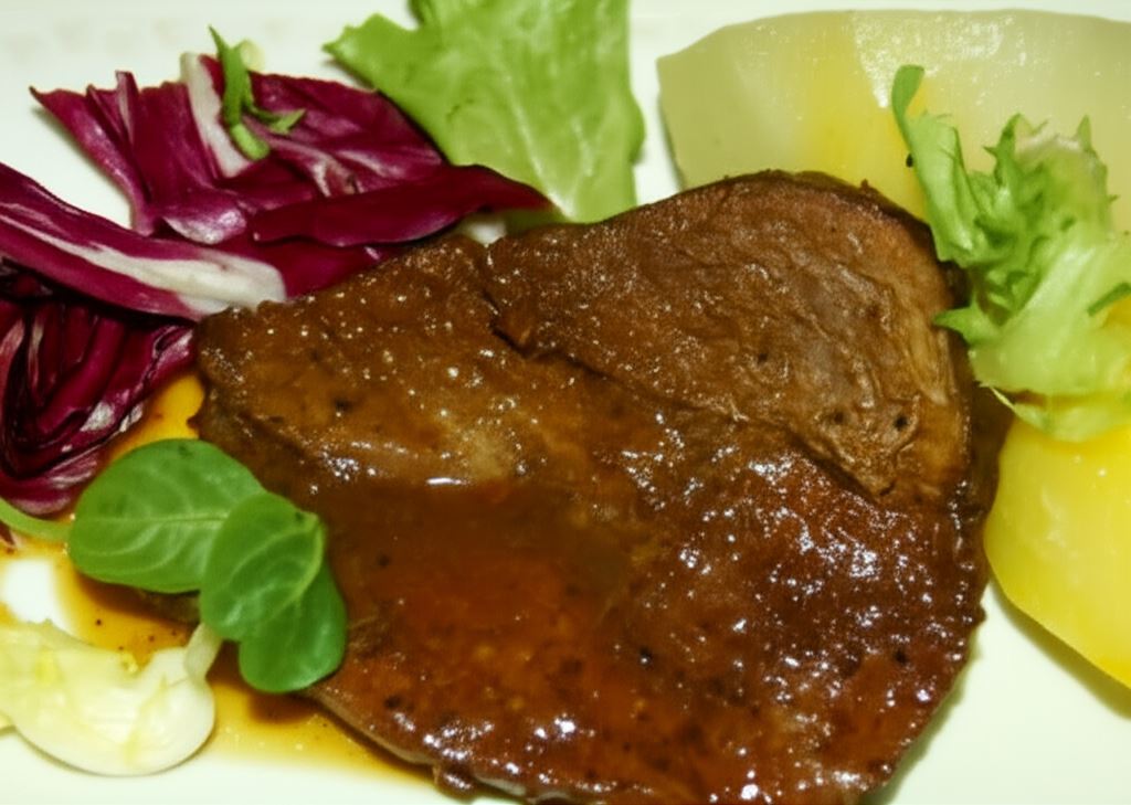 Pieczeń wieprzowa z sosem do pieczeni