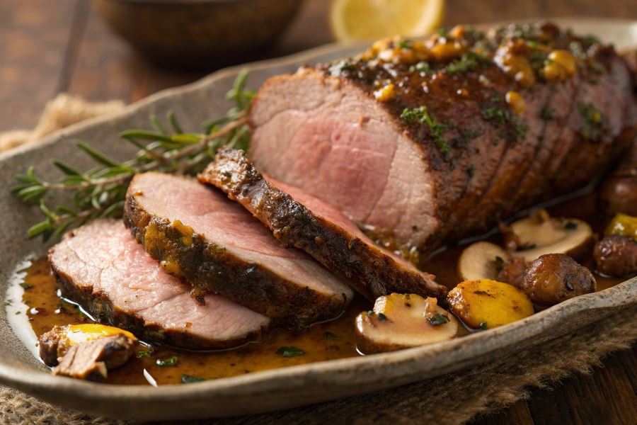 Pieczeń z dzika po myśliwsku