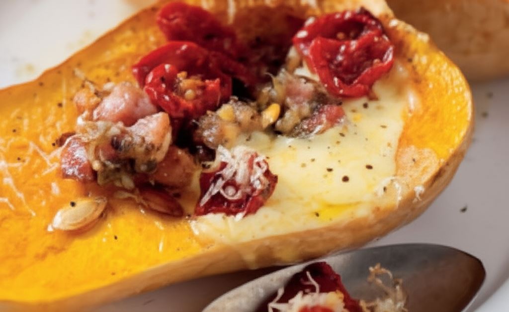 Pieczona dynia w stylu włoskim