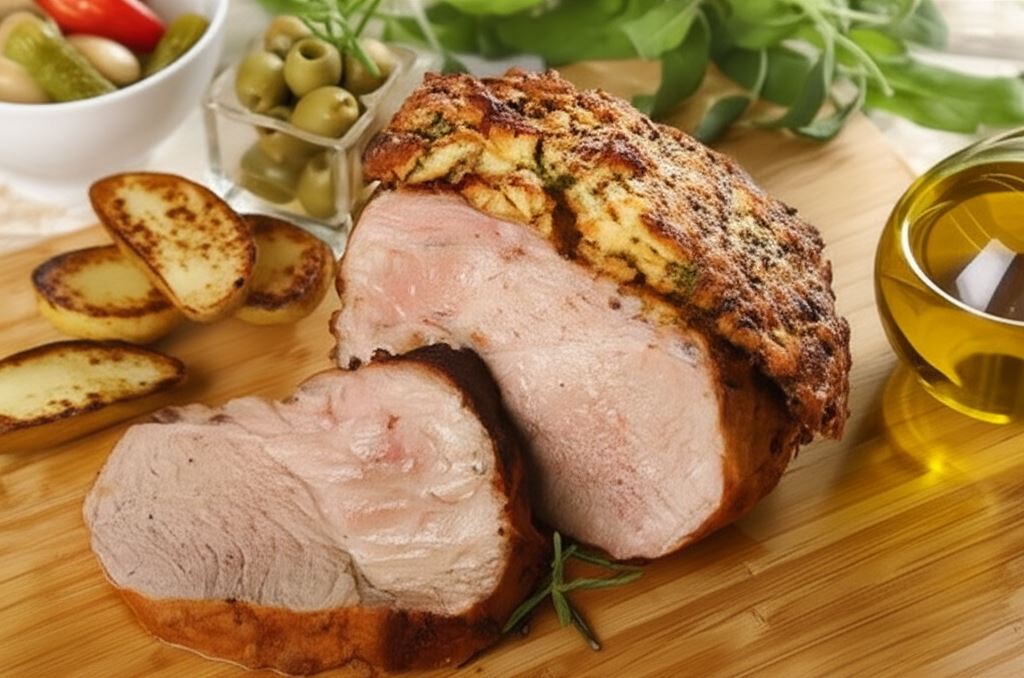 Pieczona karkówka z chrupiącą skórką