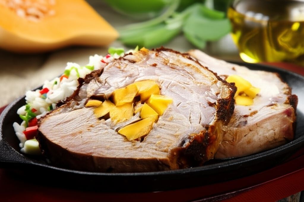 Pieczona karkówka z dynią po meksykańsku