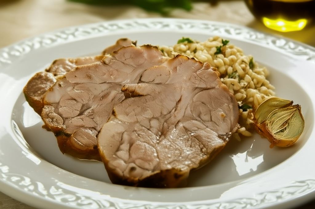 Pieczona karkówka z grzybowym aromatem