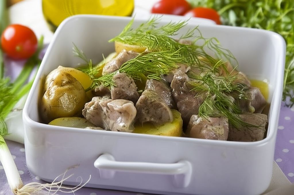 Pieczona karkówka z ziemniakami