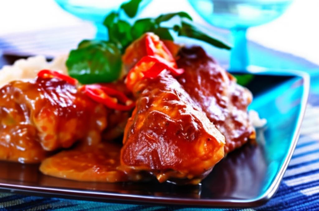 Pieczone pałki z kurczaka z chili