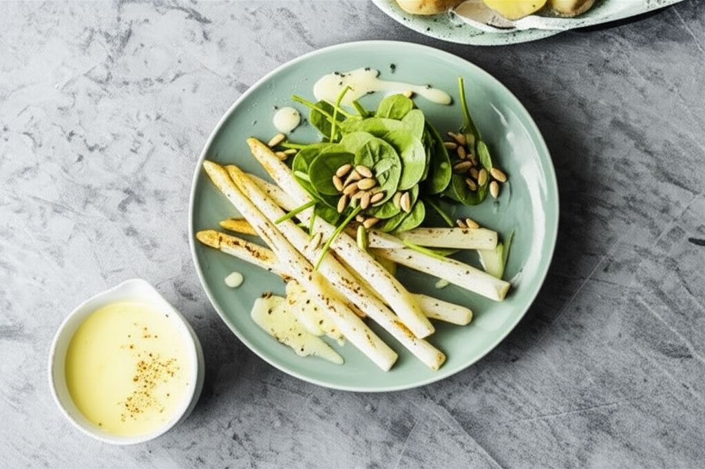 Pieczone szparagi