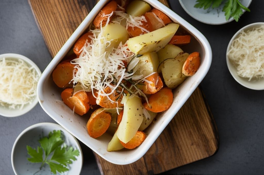 Pieczone warzywa z ziołami