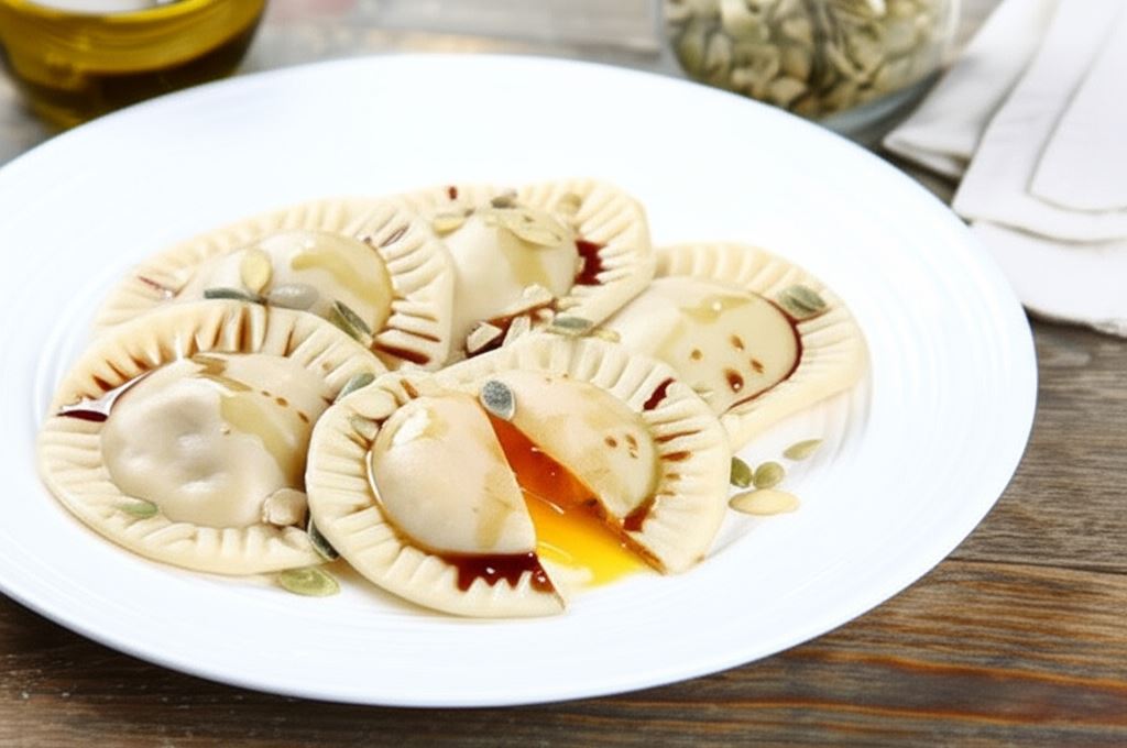 Pierogi z dynią piżmową