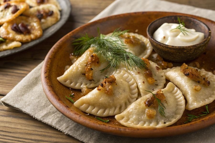 Pierogi z kaszą gryczaną