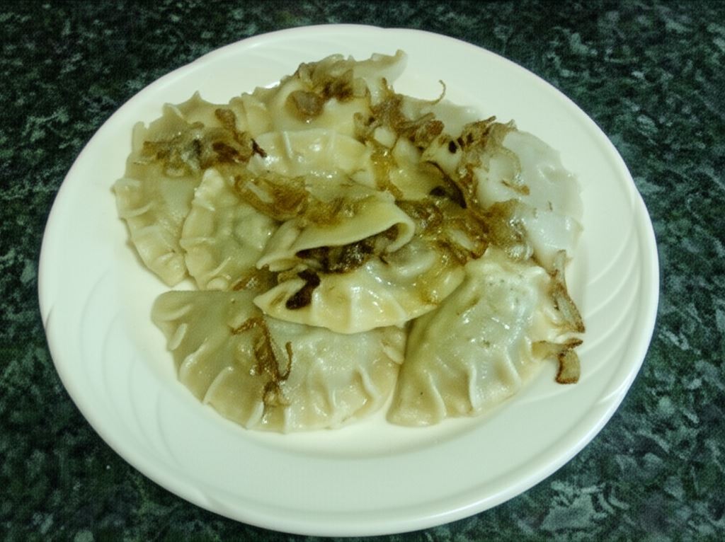 Pierogi z kaszanką i cynamonem