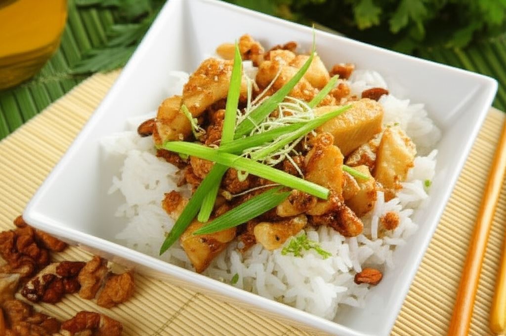 Pierś kurczaka z orzechami włoskimi