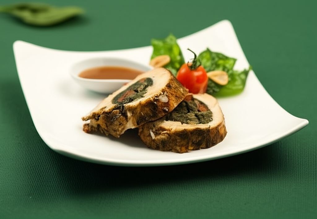 Pierś z indyka ze szpinakiem