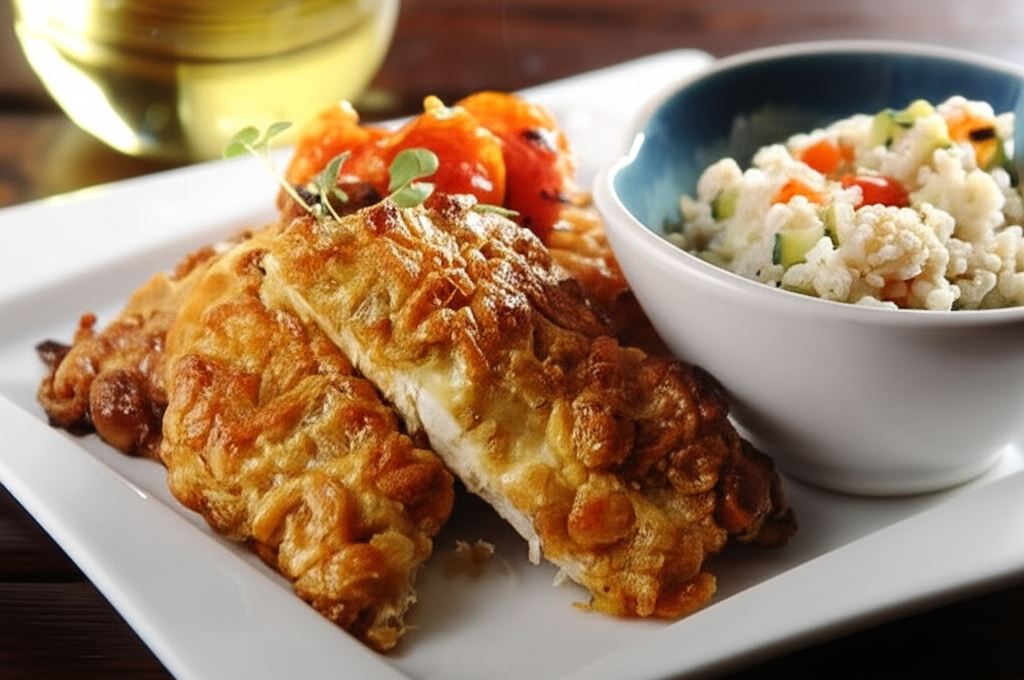 Pierś z kurczaka pod pierzynką z majonezu