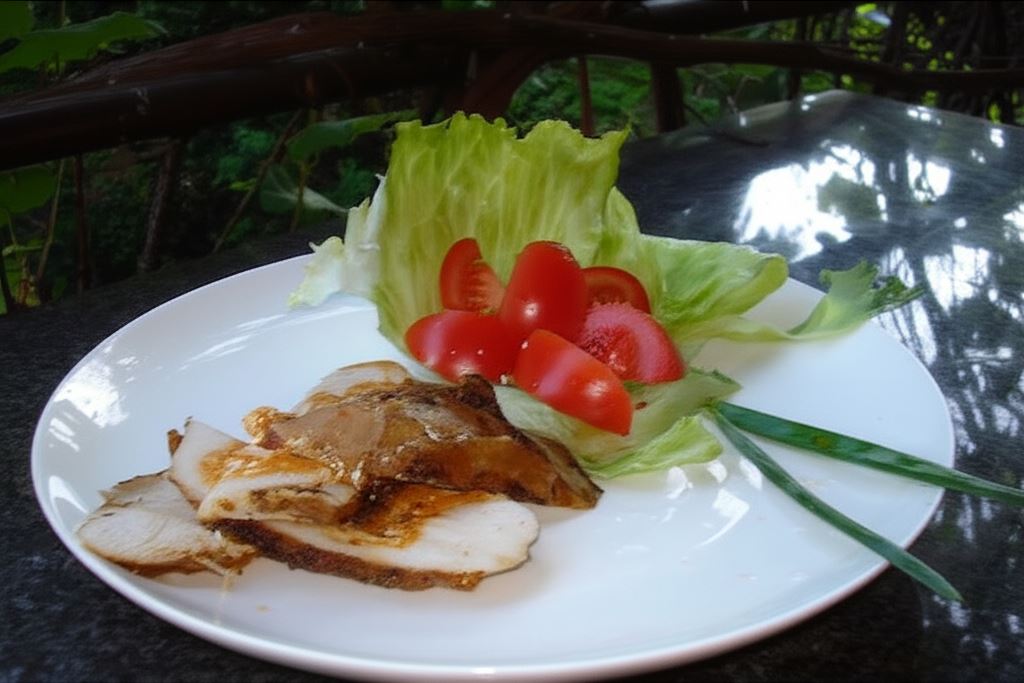 Pierś z kurczaka w sosie własnym