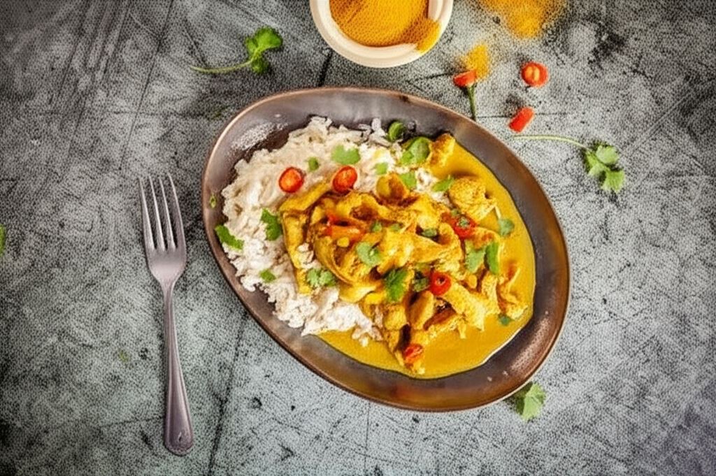 Pierś z kurczaka z sosem mango