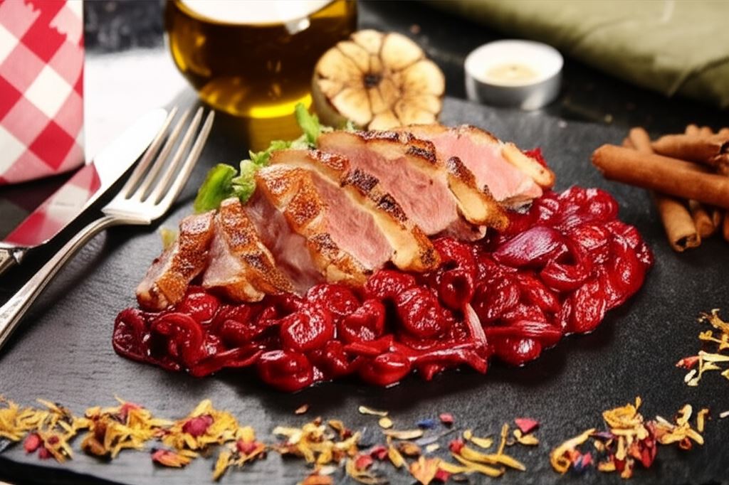 Piersi z kaczki wędzone w herbacie earl grey