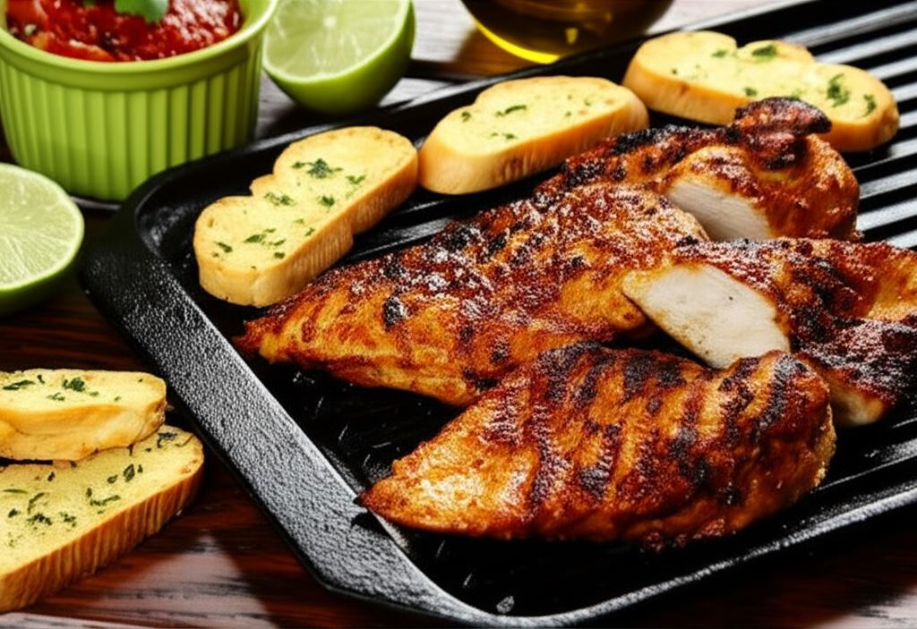 Piersi z kurczaka po meksykańsku z pomidorową salsą