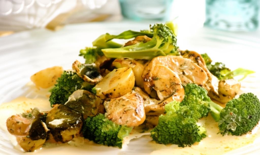 Piersi z kurczaka zapiekane z ziemniakami