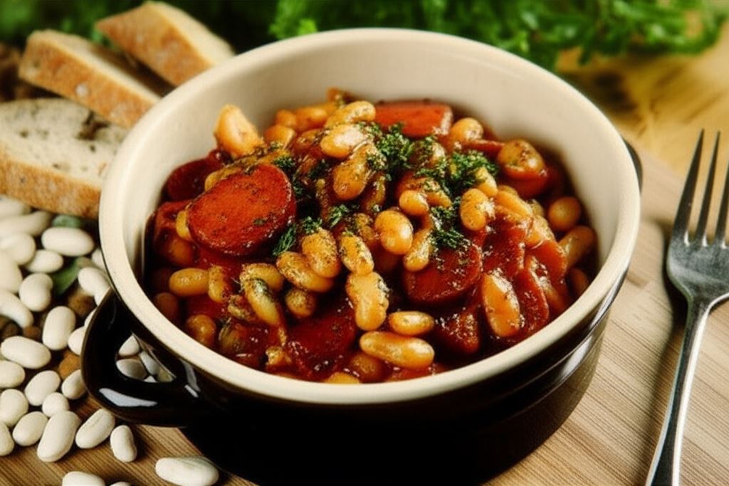 Pikantna fasolka z chorizo