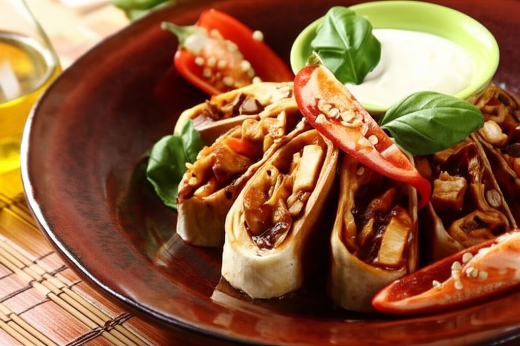 Pikantne burrito z kurczakiem