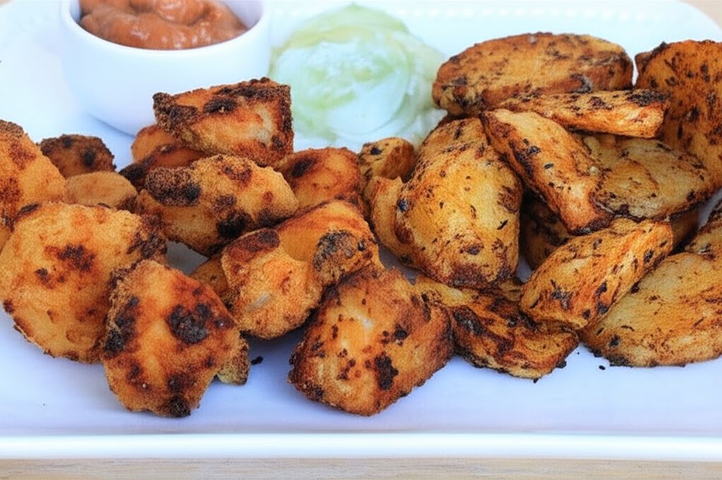 Pikantne nuggetsy z kurczaka