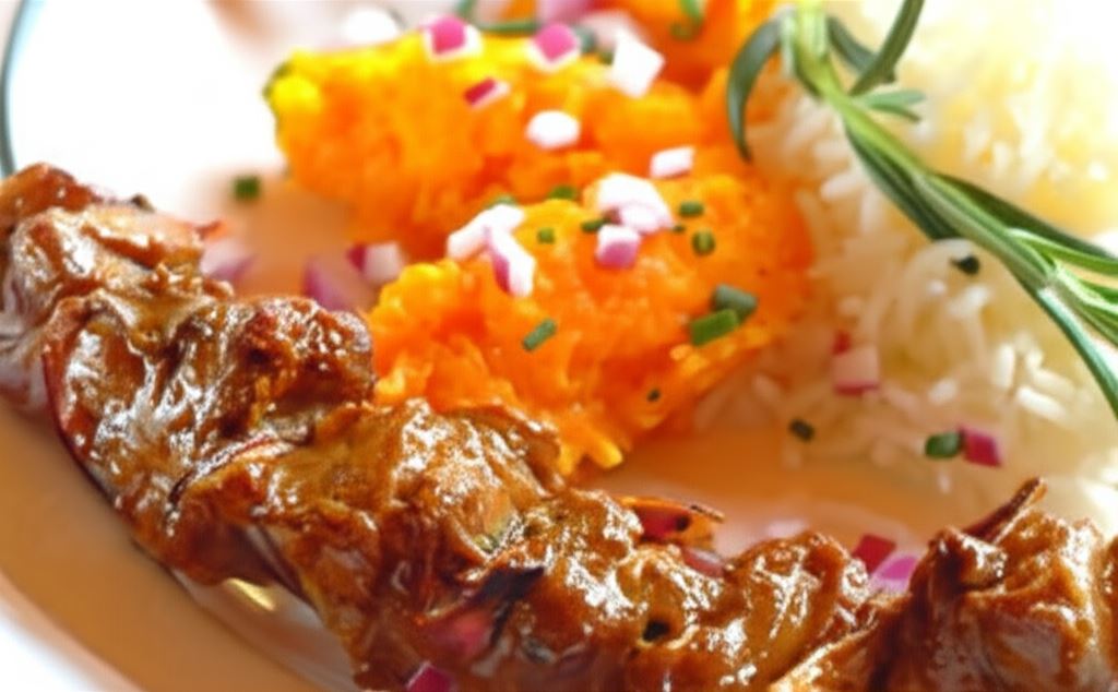 Pikantne szaszłyki wołowe