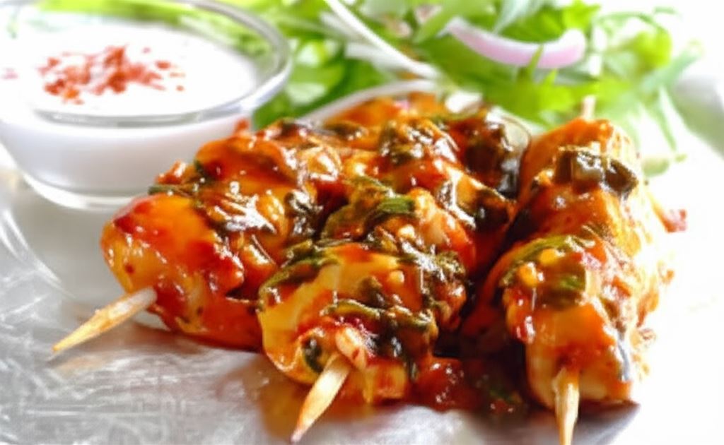 Pikantne szaszłyki z kurczaka