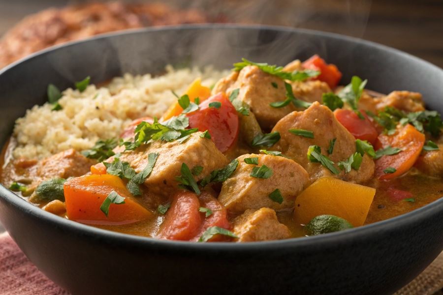 Pikantny gulasz z indyka