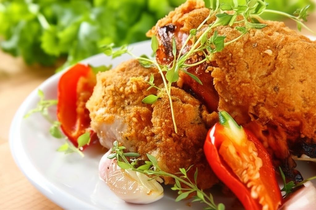 Pikantny pieczony kurczak