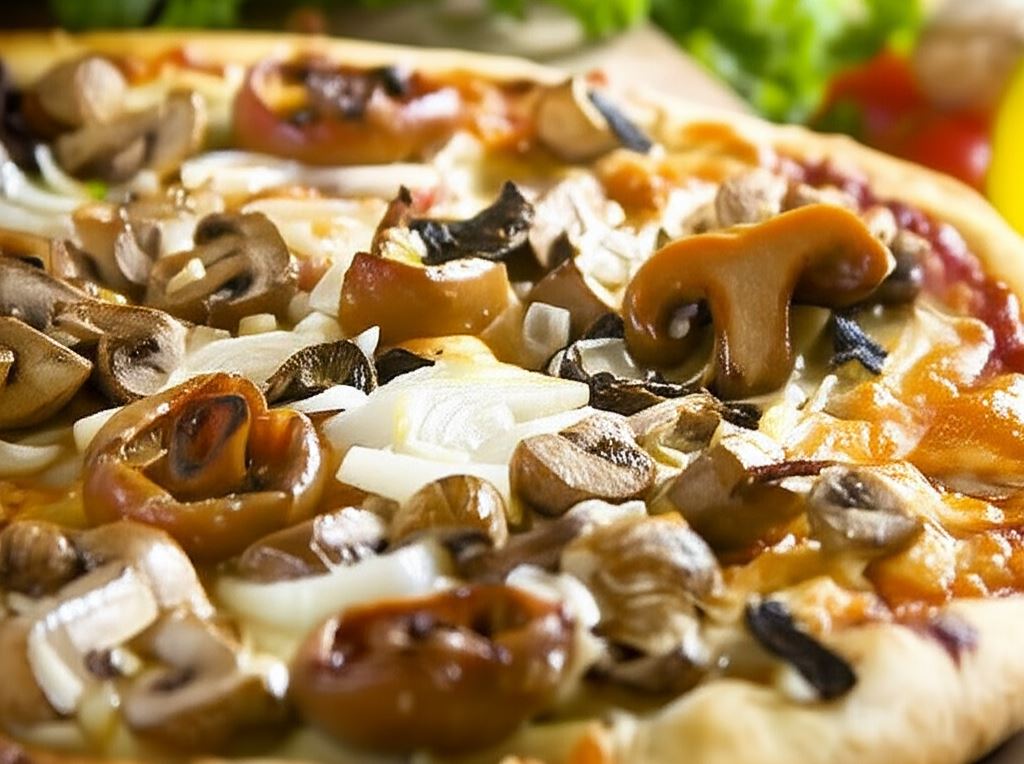 Pizza di fungi