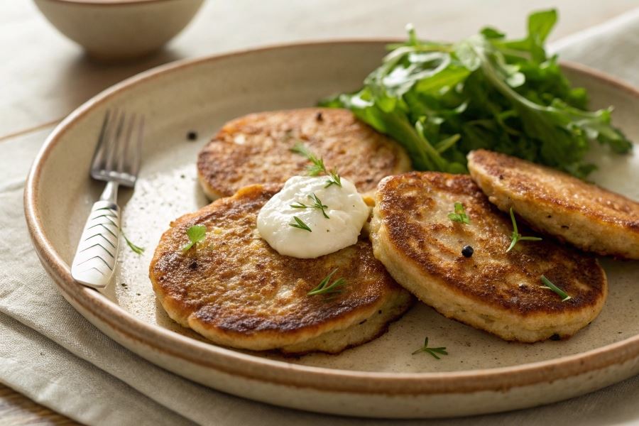 Placki z kaszy gryczanej