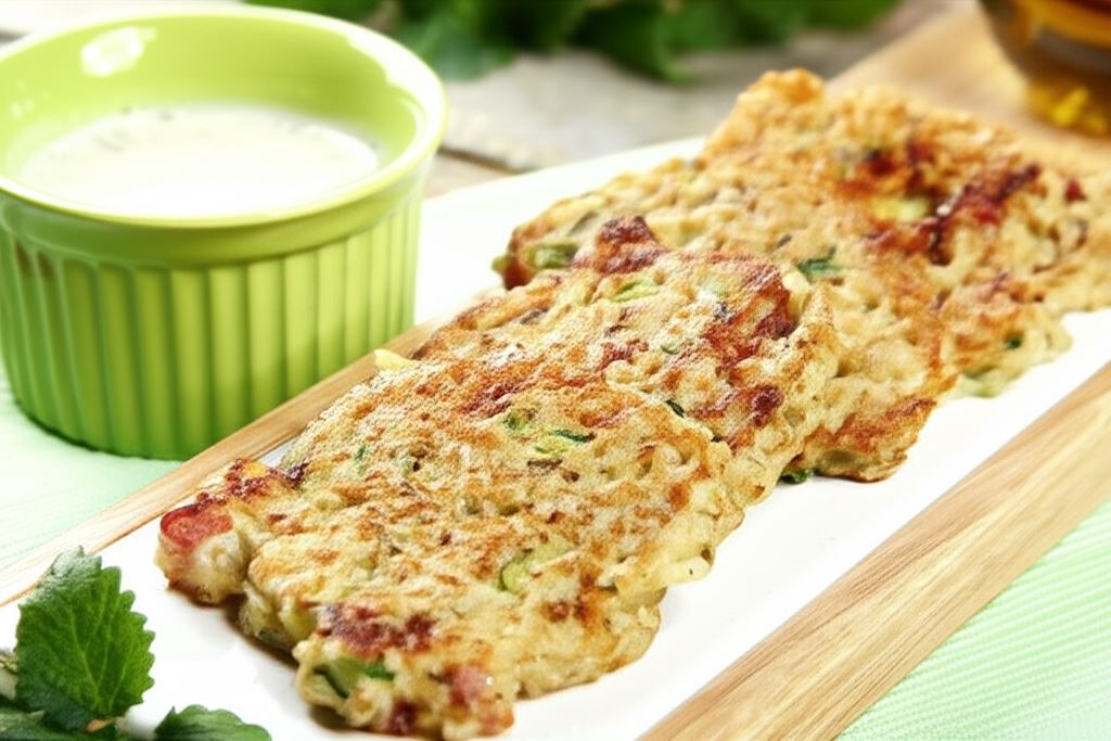 Placki z kaszy jęczmiennej