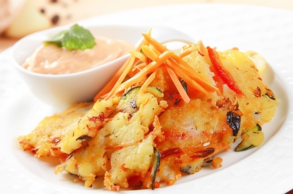 Placki ziemniaczane z cukinią