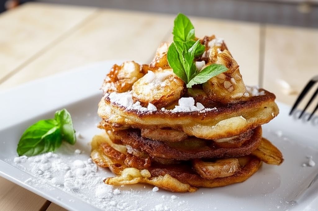 Placuszki bananowe z cynamonem