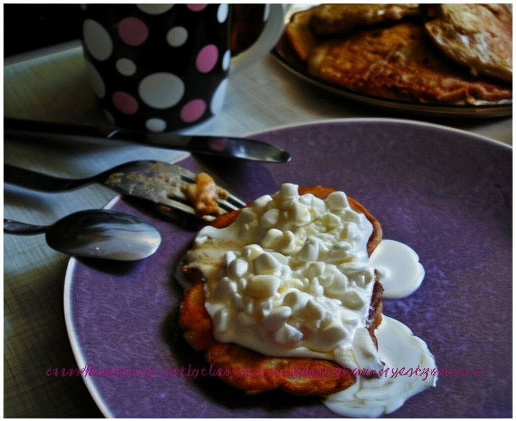 Placuszki z jabłkiem i bananem