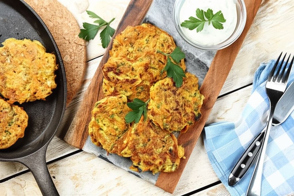 Placuszki z kaszy jęczmiennej