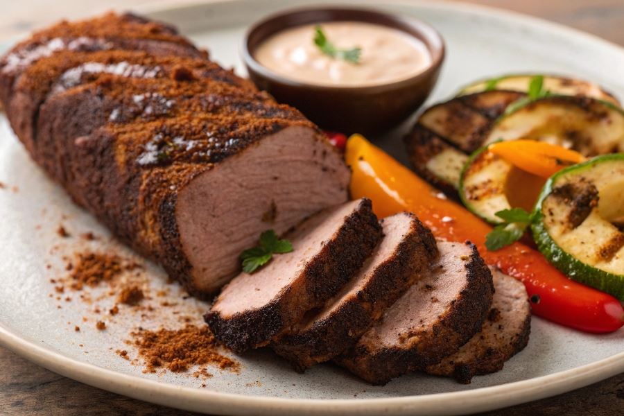 Polędwiczki wieprzowe w kakao