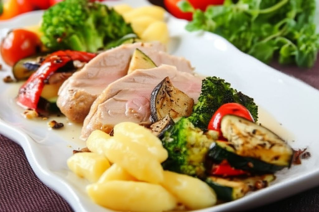 Polędwiczki wieprzowe z gnocchi