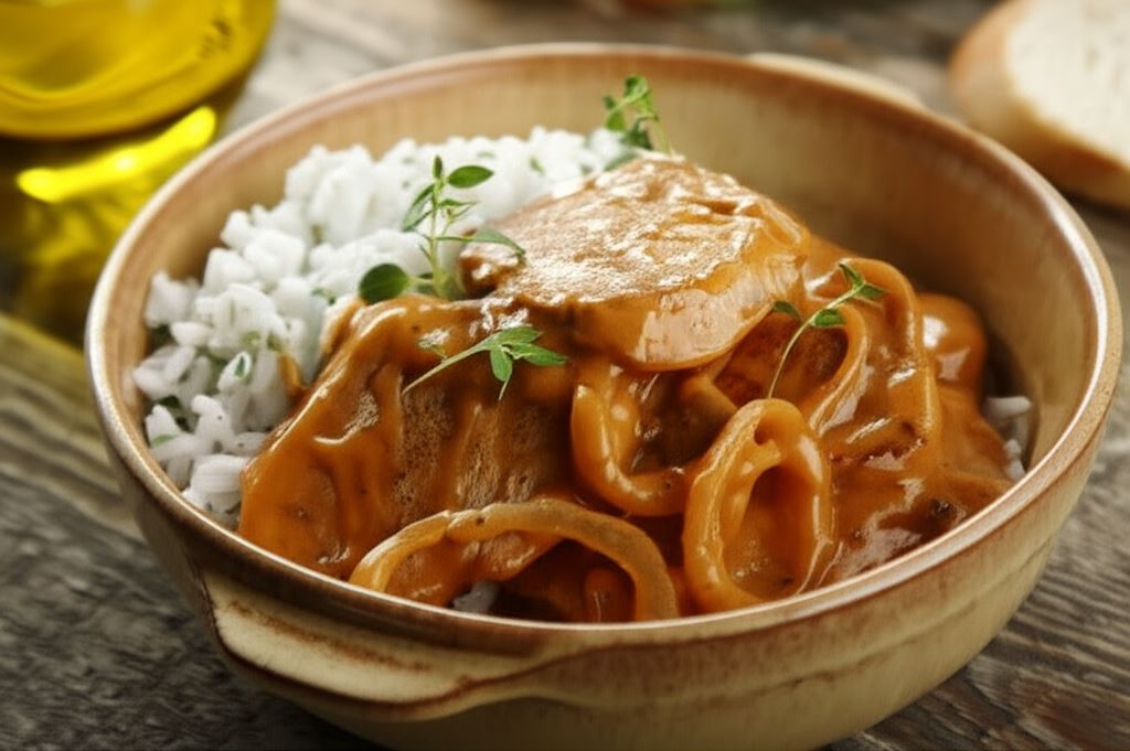 Polędwiczki wieprzowe z sosem grzybowym