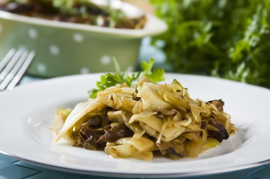 Polskie łazanki z kapustą