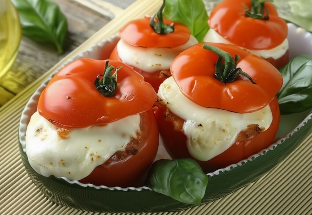 Pomidory faszerowane mięsem mielonym i ryżem